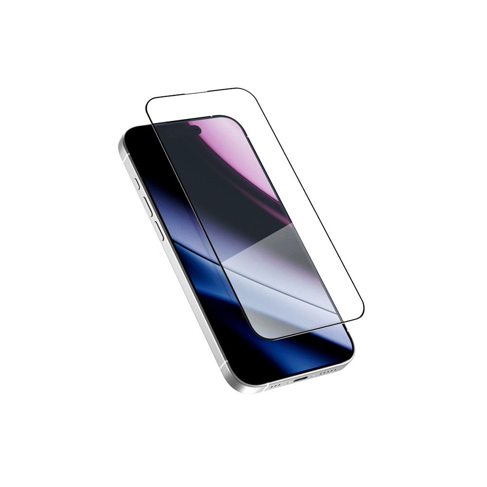 iPhone 17 Epico AntiReflective Glass 3D Skærmbeskyttelsesglas m. Installationsramme - Gennemsigtig