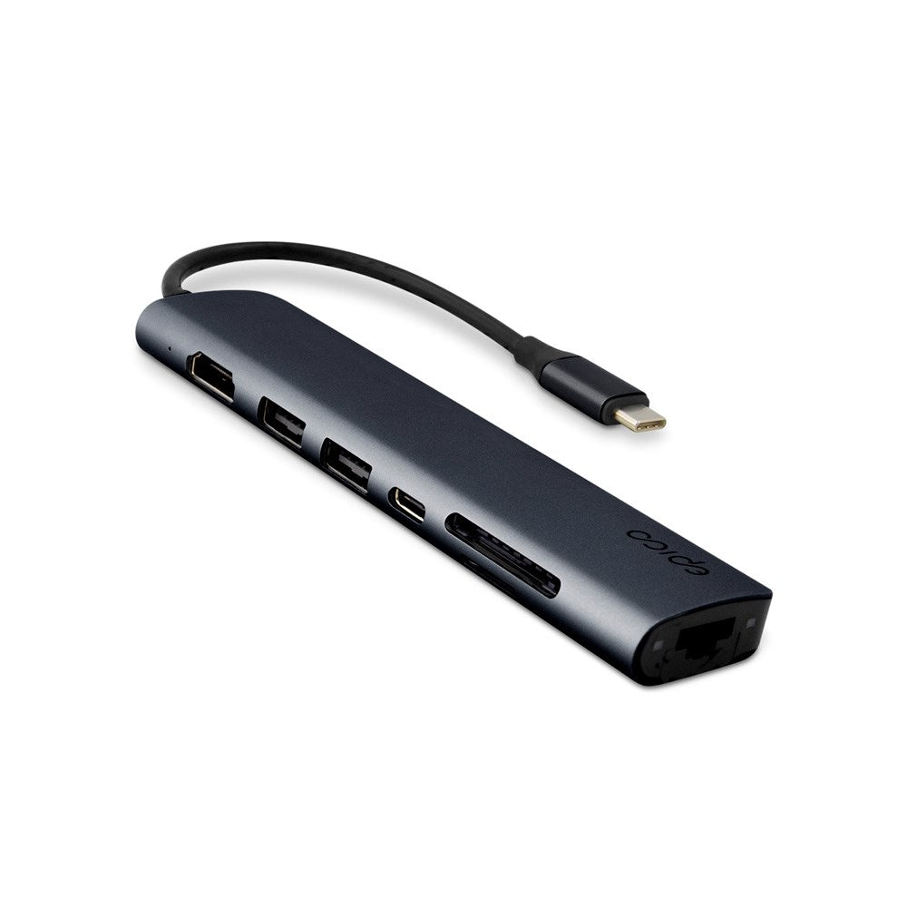 Epico 7-i-1 Multimedia Hub 8K - Midnight