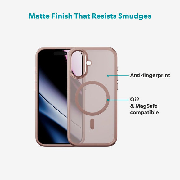iPhone 17 Epico HeroMatte Pro Mag+ Cover - MagSafe Kompatibel - Brun