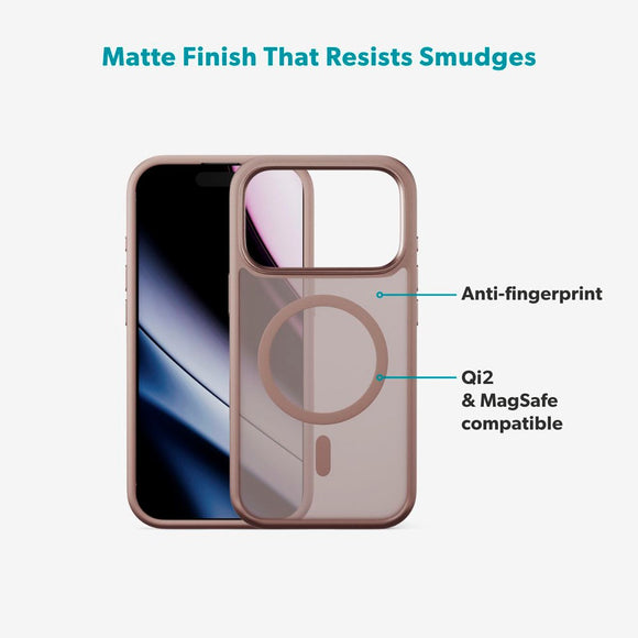iPhone 17 Pro Epico HeroMatte Pro Mag+ Cover - MagSafe Kompatibel - Brun