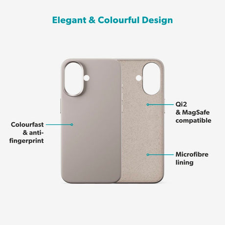 iPhone 17 Epico Silicone Pro Mag+ Cover - MagSafe Kompatibel - Titanium