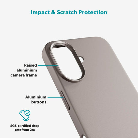 iPhone 17 Epico Silicone Pro Mag+ Cover - MagSafe Kompatibel - Titanium