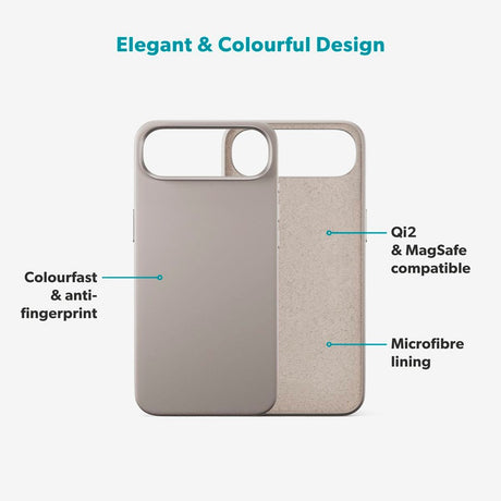 iPhone Air Epico Silicone Pro Mag+ Cover - MagSafe Kompatibel - Titanium