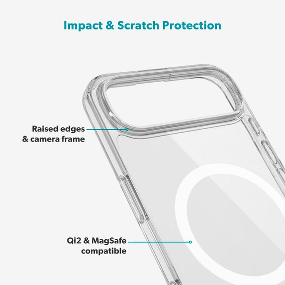 iPhone Air Epico Beskyttelsessæt - MagSafe Cover & Skærmbeskyttelse - Gennemsigtig