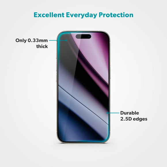 iPhone Air Epico Beskyttelsessæt - MagSafe Cover & Skærmbeskyttelse - Gennemsigtig
