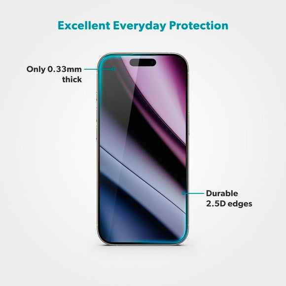 iPhone 17 Pro Epico Beskyttelsessæt - MagSafe Cover & Skærmbeskyttelse - Gennemsigtig