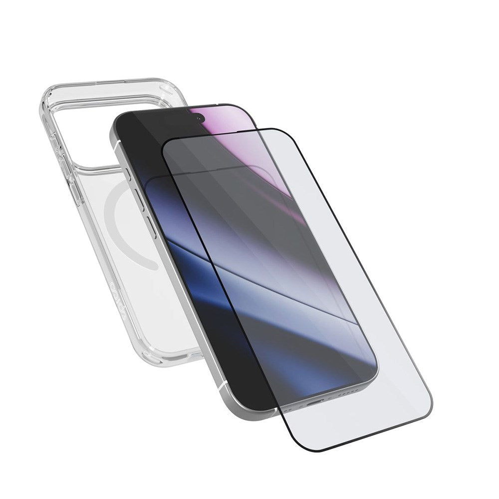 iPhone 17 Pro Max Epico Beskyttelsessæt - MagSafe Cover & Skærmbeskyttelse - Gennemsigtig