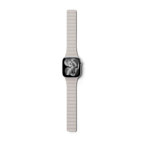 Apple Watch (38/40/SE/41/42) Epico Magnetic+ Silikone Rem - Starlight / Lyserød