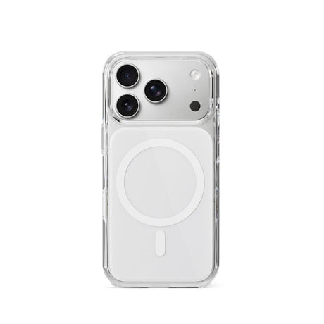 iPhone 17 Pro Epico Tile Mag+ Cover - MagSafe Kompatibel - Gennemsigtig / Hvid