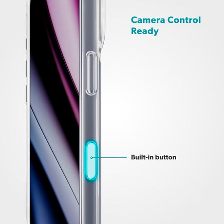 iPhone 17 Pro Epico Tile Mag+ Cover - MagSafe Kompatibel - Gennemsigtig / Blå