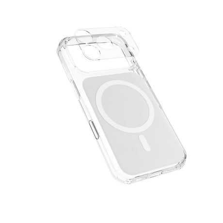 iPhone 17 Pro Max Epico Tile Mag+ Cover - MagSafe Kompatibel - Gennemsigtig / Hvid