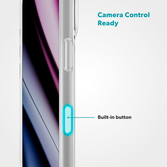 iPhone 17 Pro Max Epico Tile Mag+ Cover - MagSafe Kompatibel - Gennemsigtig / Hvid