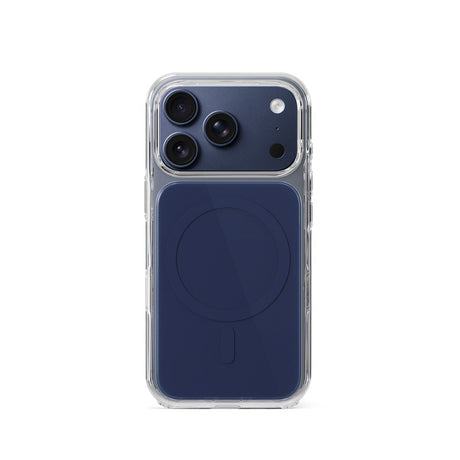 iPhone 17 Pro Max Epico Tile Mag+ Cover - MagSafe Kompatibel - Gennemsigtig / Blå