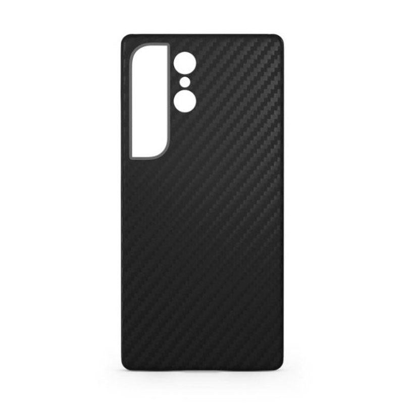 Samsung Galaxy S26+ (Plus) Spello Mag+ Carbon Case - MagSafe Kompatibel - Sort