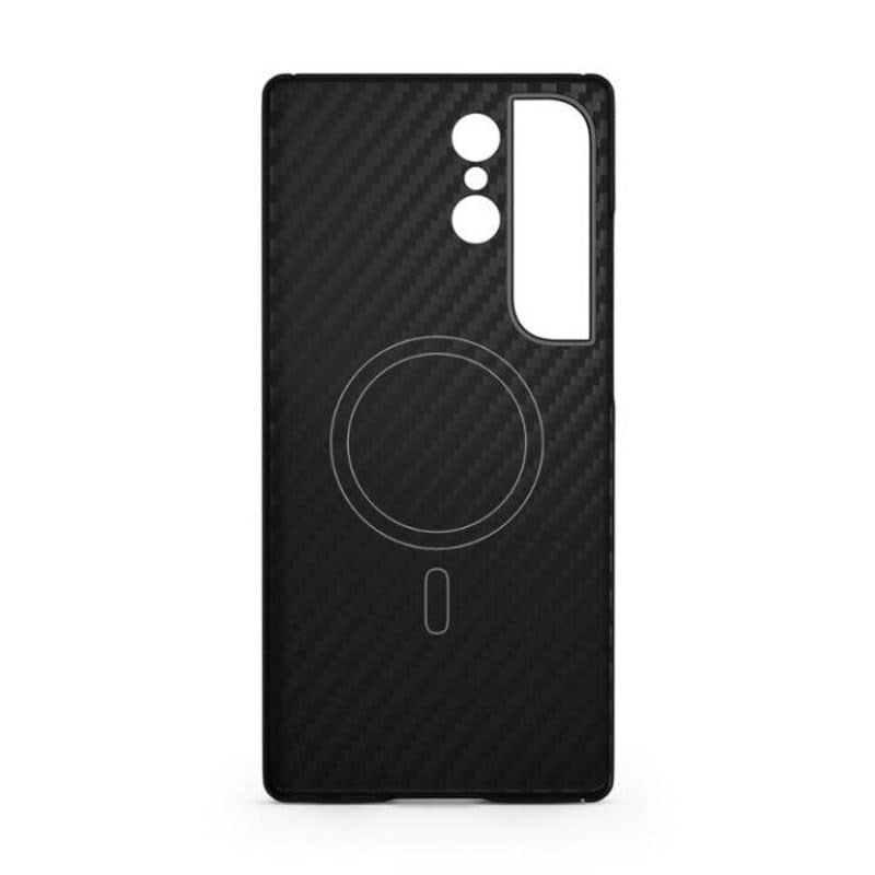 Samsung Galaxy S26+ (Plus) Spello Mag+ Carbon Case - MagSafe Kompatibel - Sort