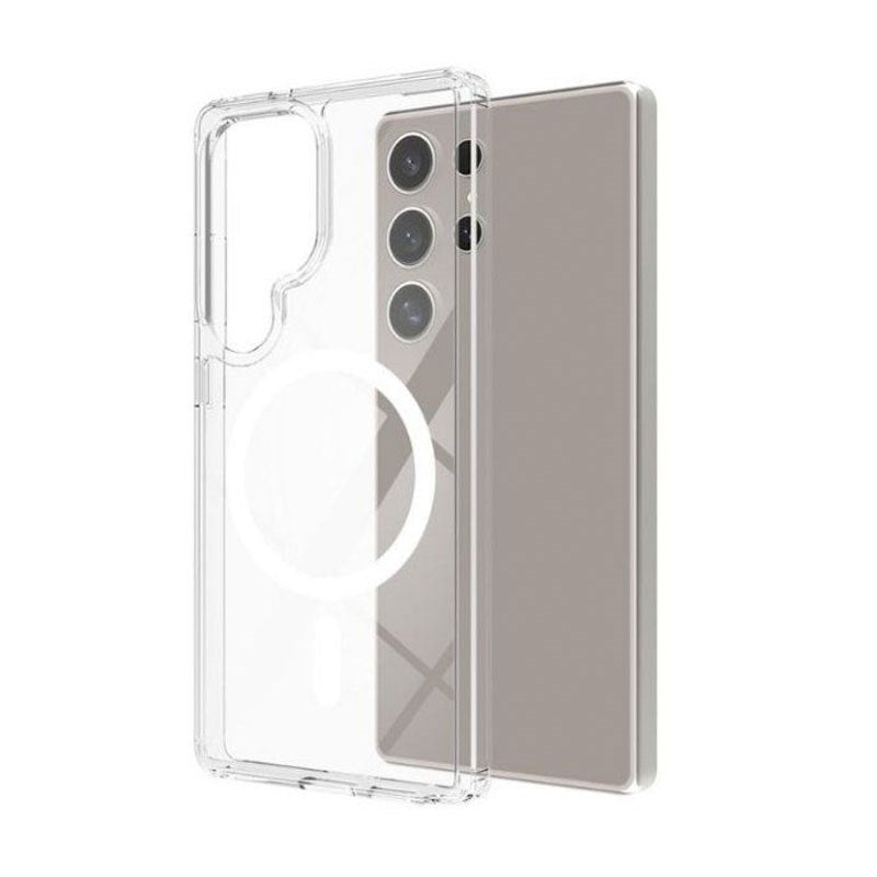 Samsung Galaxy S26 Ultra Spello Mag+ Clear Case - MagSafe Kompatibel - Gennemsigtig