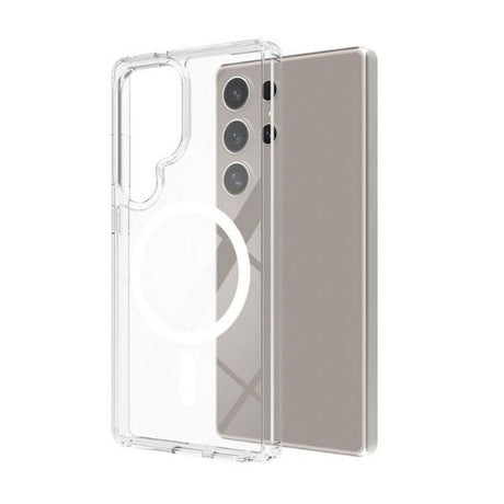 Samsung Galaxy S26 Ultra Spello Mag+ Clear Case - MagSafe Kompatibel - Gennemsigtig