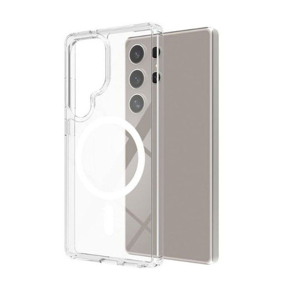 Samsung Galaxy S26 Ultra Spello Mag+ Clear Case - MagSafe Kompatibel - Gennemsigtig