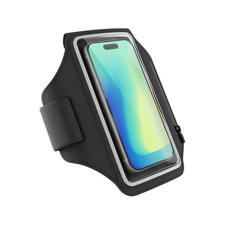 Spello Løbearmbånd til Smartphone - Maks. 6.9" - Sort / Gennemsigtig