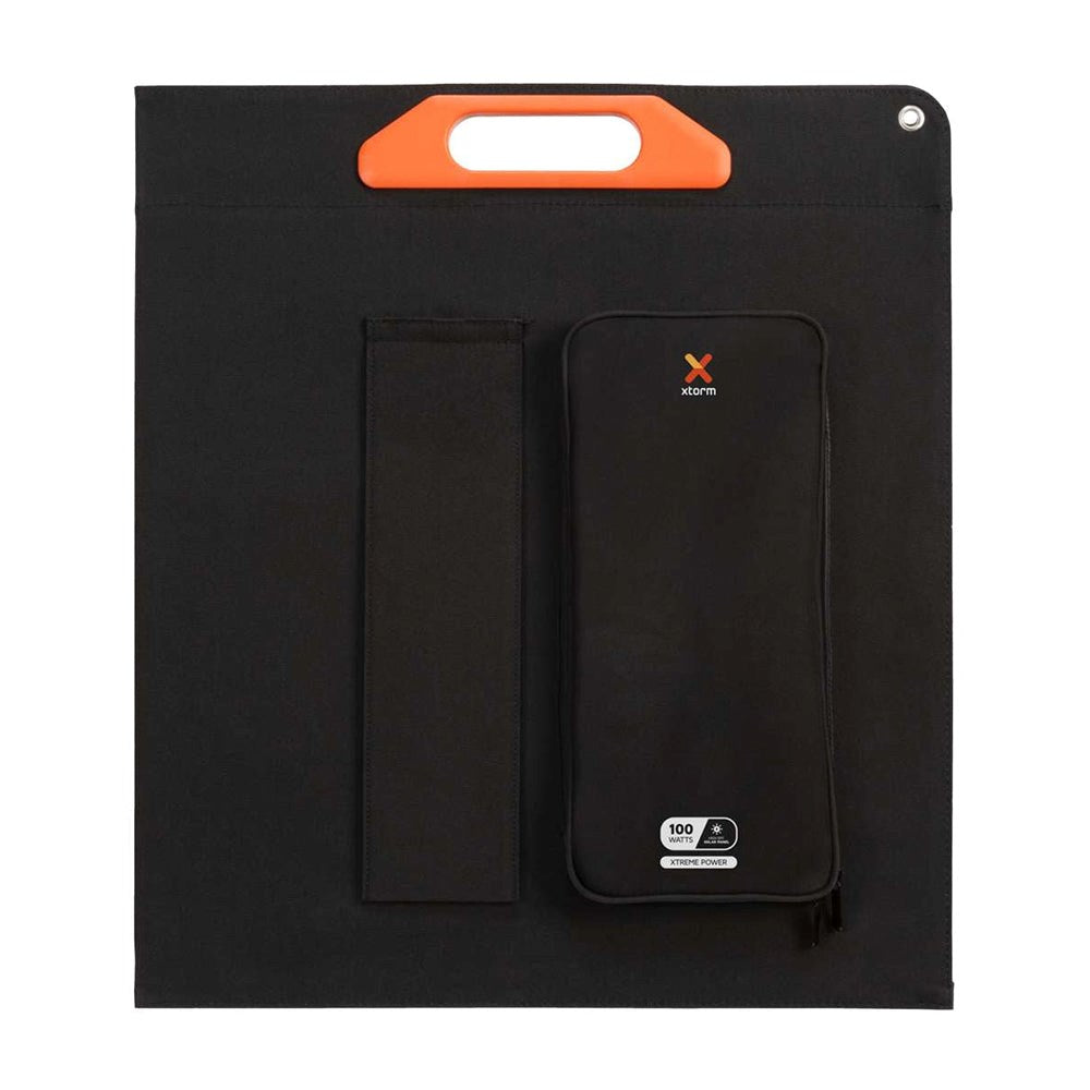 Xtorm Solcellepanel 100W - 1 x USB-C, 1 x USB-A , 1 x 5.5mm DC & 1 x MC4 - Sort