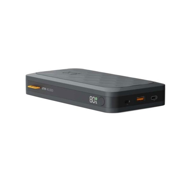 Xtorm 67W PowerBank m. 1x USB-A & 2x USB-C - 45.000 mAh - Sort