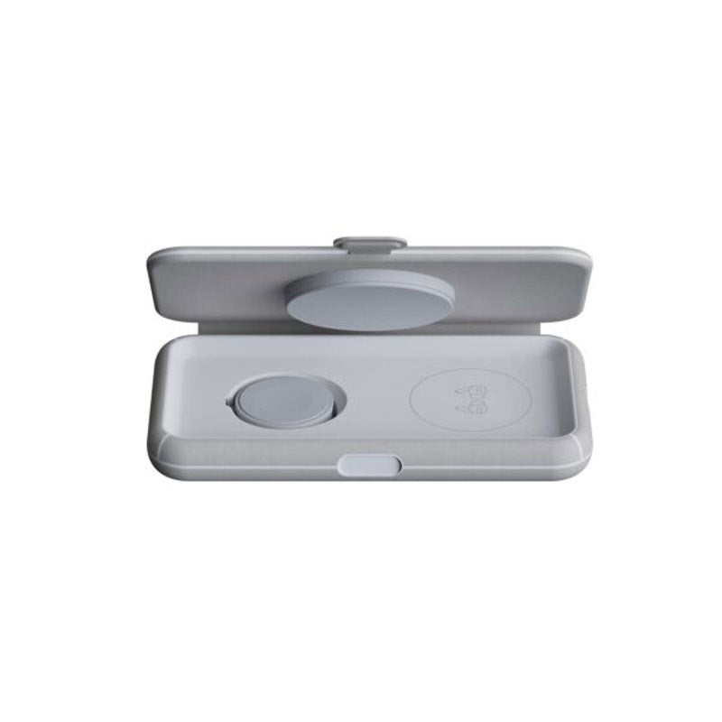 Xtorm 3-i-1 Foldbar Trådløs Rejseoplader 15W - MagSafe Kompatibel - Hvid