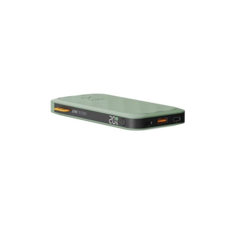 Xtorm 20W PowerBank m. 1x USB-A & 2x USB-C - 10.000 mAh - Grøn