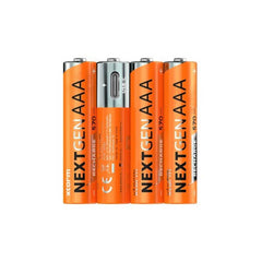 Xtorm NextGen Genopladelige USB-C AAA-Batterier - 4 stk - Orange