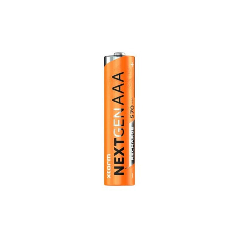 Xtorm NextGen Genopladelige USB-C AAA-Batterier - 4 stk - Orange