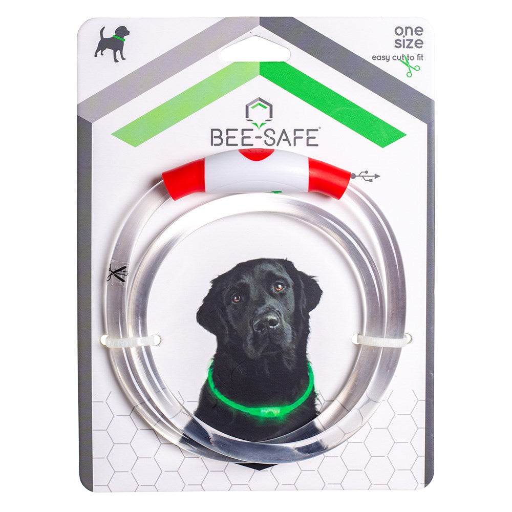 Bee-Safe LED Hundehalsbånd - Grøn