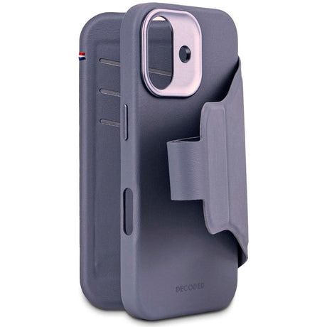 Decoded iPhone 17 Textured Detachable Wallet Silikone Cover - MagSafe Kompatibel - Forever Blue