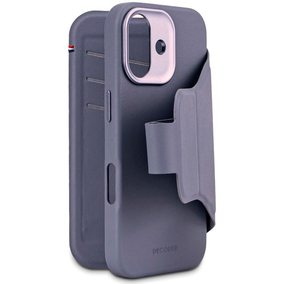 Decoded iPhone 17 Textured Detachable Wallet Silikone Cover - MagSafe Kompatibel - Forever Blue