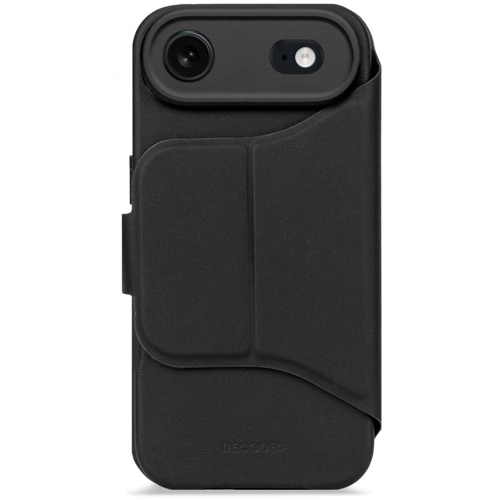 Decoded iPhone Air Textured Detachable Wallet Silikone Cover - MagSafe Kompatibel - Phantom Black