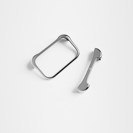 iPhone 17 Pro Arc Pulse Aluminum Bumper Cover - Silver