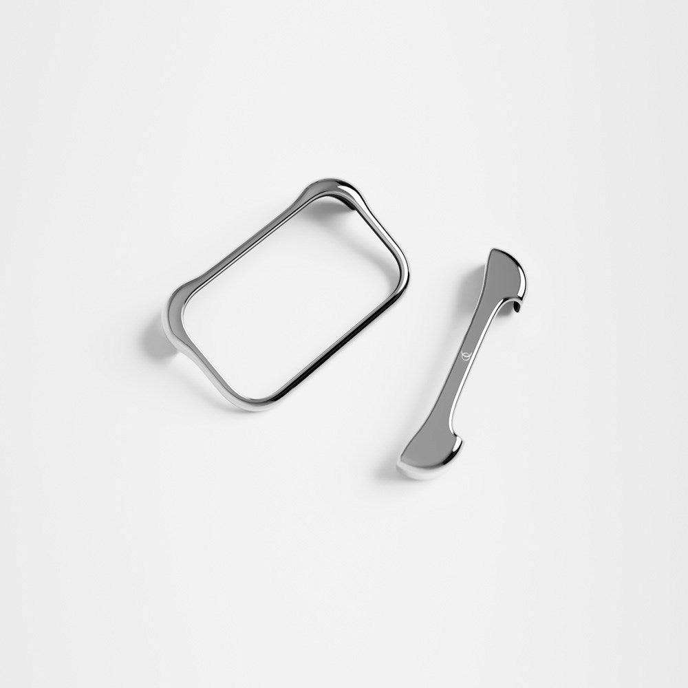 iPhone 17 Pro Max Arc Pulse Aluminum Bumper Cover - Silver - (DEMO)
