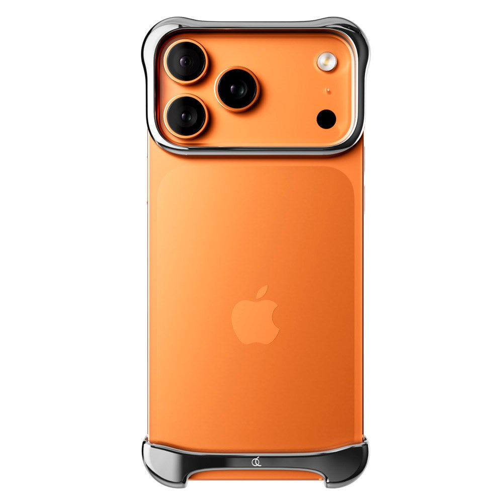 iPhone 17 Pro Max Arc Pulse Aluminum Bumper Cover - Silver - (DEMO)
