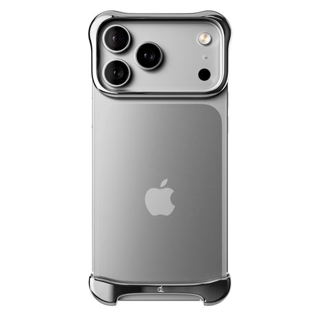 iPhone 17 Pro Max Arc Pulse Aluminum Bumper Cover - Silver