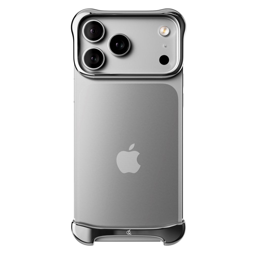 iPhone 17 Pro Max Arc Pulse Aluminum Bumper Cover - Silver - (DEMO)
