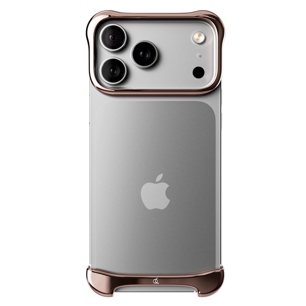 iPhone 17 Pro Max Arc Pulse Aluminum Bumper Cover - Rose Bronze