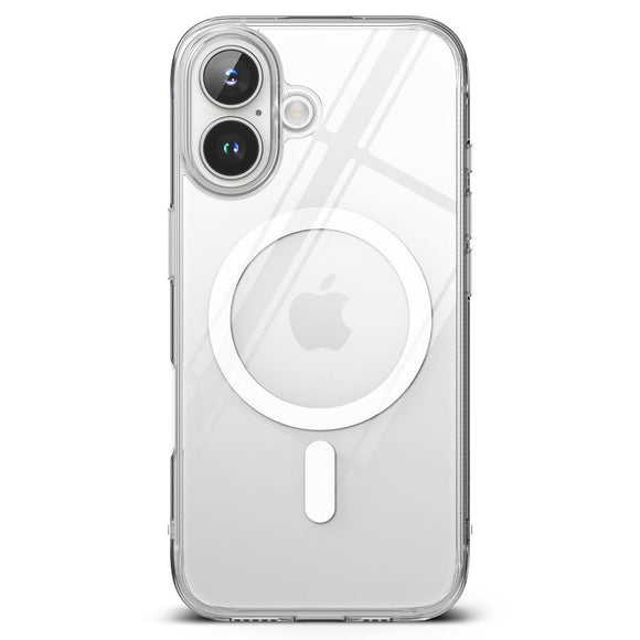 iPhone 16 Ringke Fusion Cover - MagSafe Kompatibel - Gennemsigtig