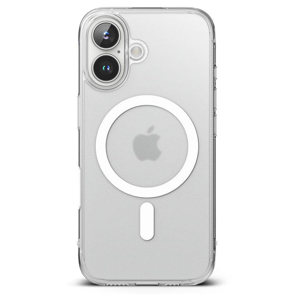 iPhone 16 Ringke Fusion Cover - MagSafe Kompatibel - Mat Gennemsigtig