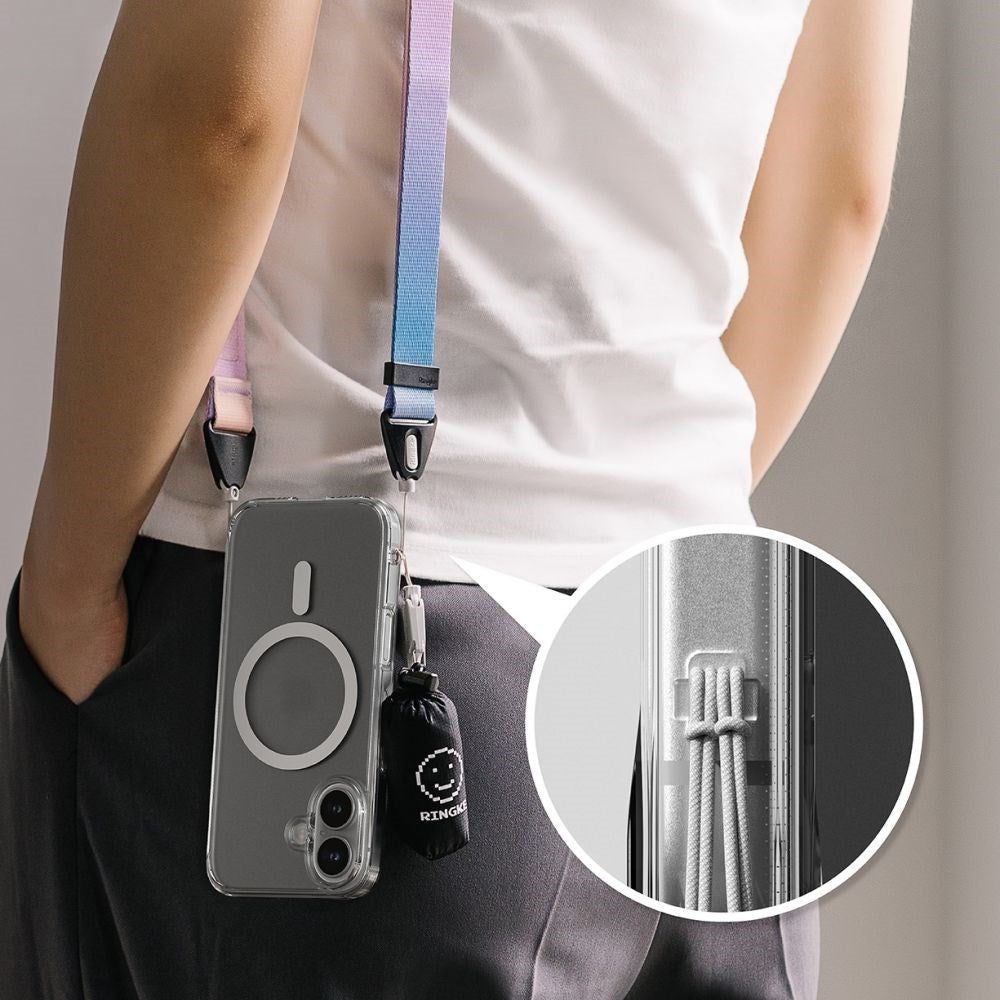 iPhone 16 Ringke Fusion Cover - MagSafe Kompatibel - Mat Gennemsigtig