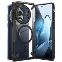 OnePlus 13 Ringke Fusion X Cover - MagSafe Kompatibel - Sort / Gennemsigtig
