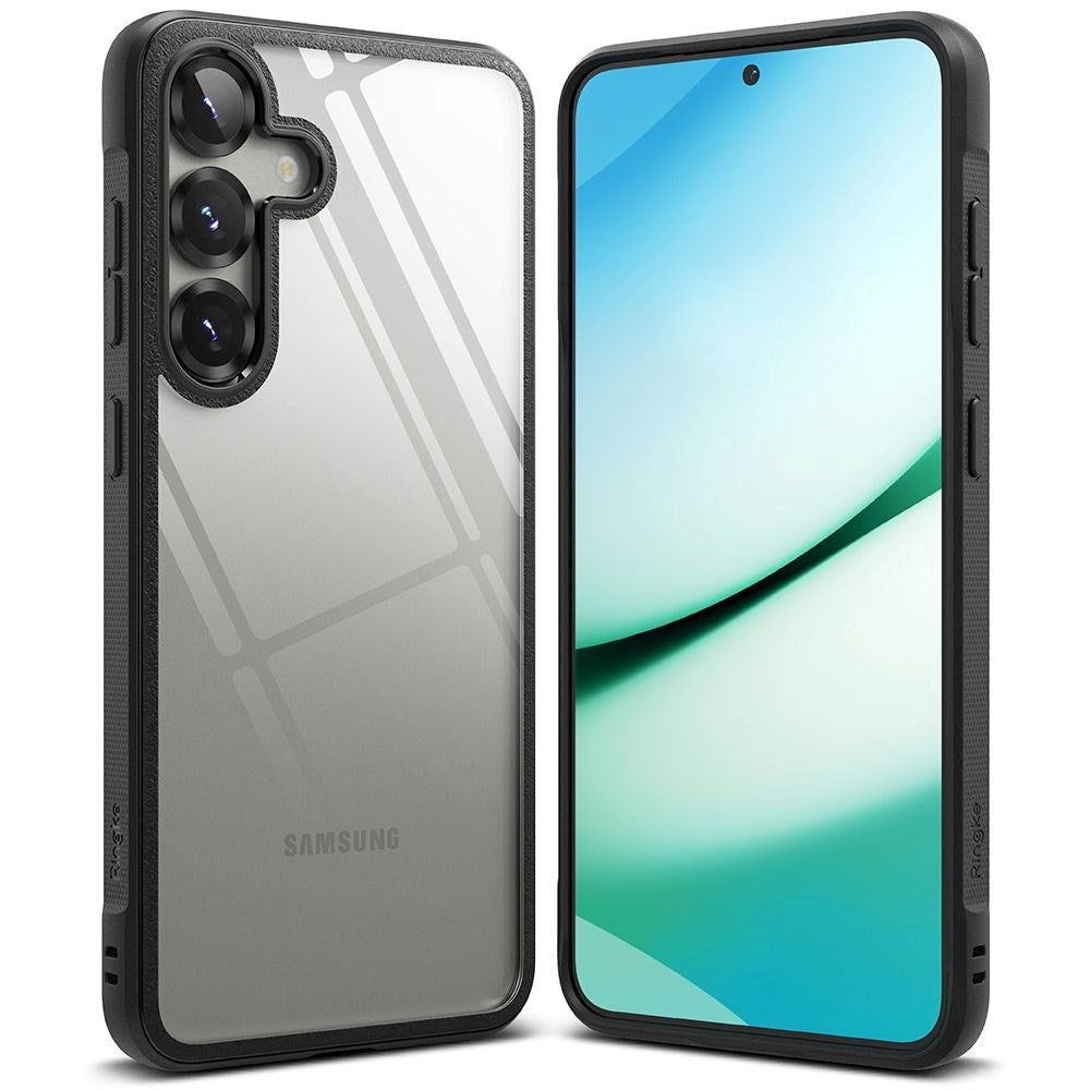 Samsung Galaxy S25 Ringke Fusion Bold Cover - Gennemsigtig / Sort