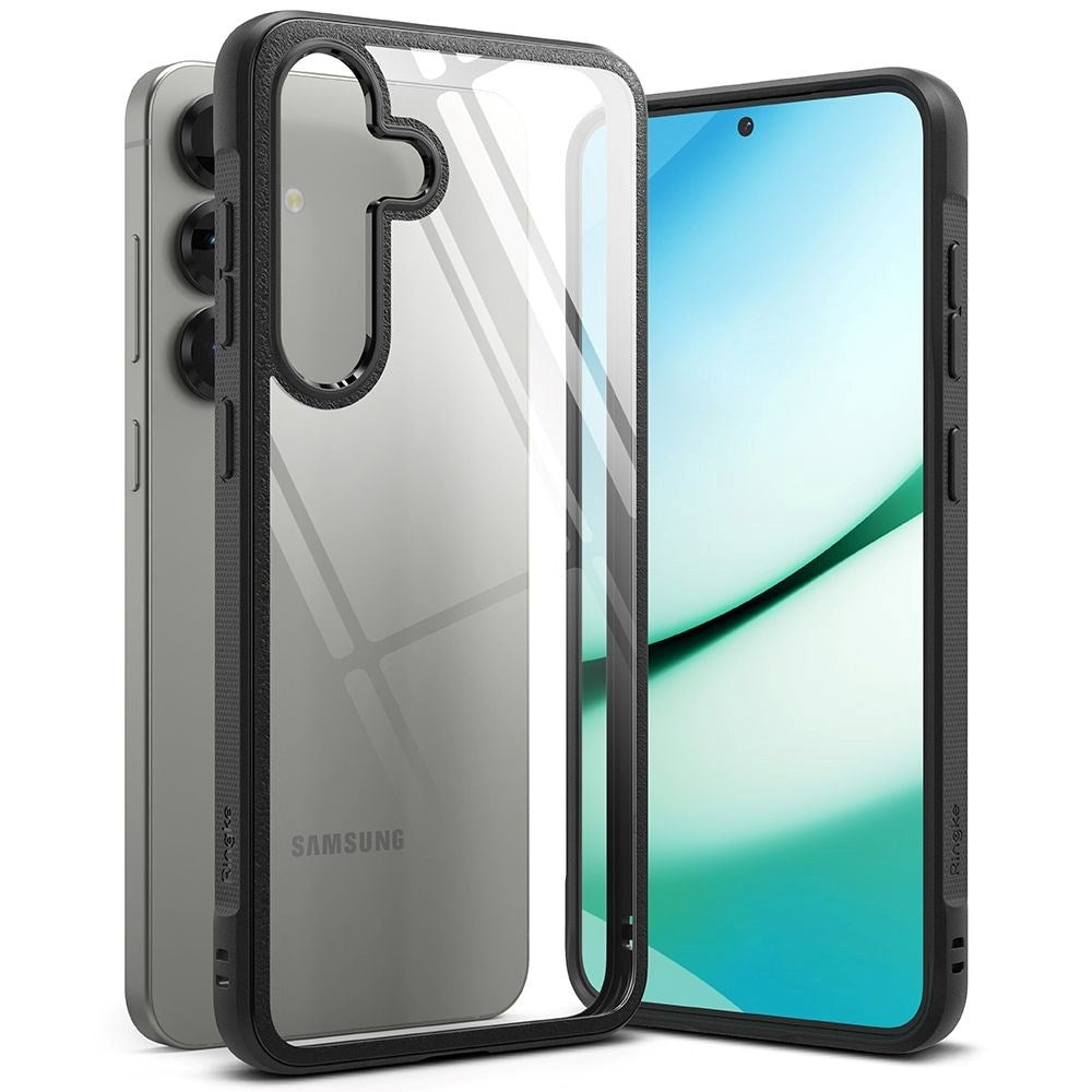 Samsung Galaxy S25 Ringke Fusion Bold Cover - Gennemsigtig / Sort
