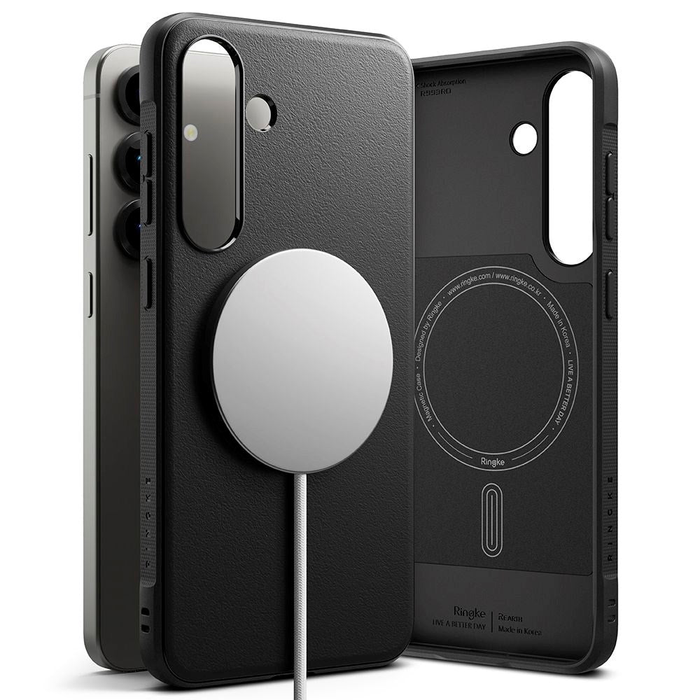 Samsung Galaxy S25+ (Plus) - Ringke Onyx Plastik Cover - MagSafe Kompatibel - Sort