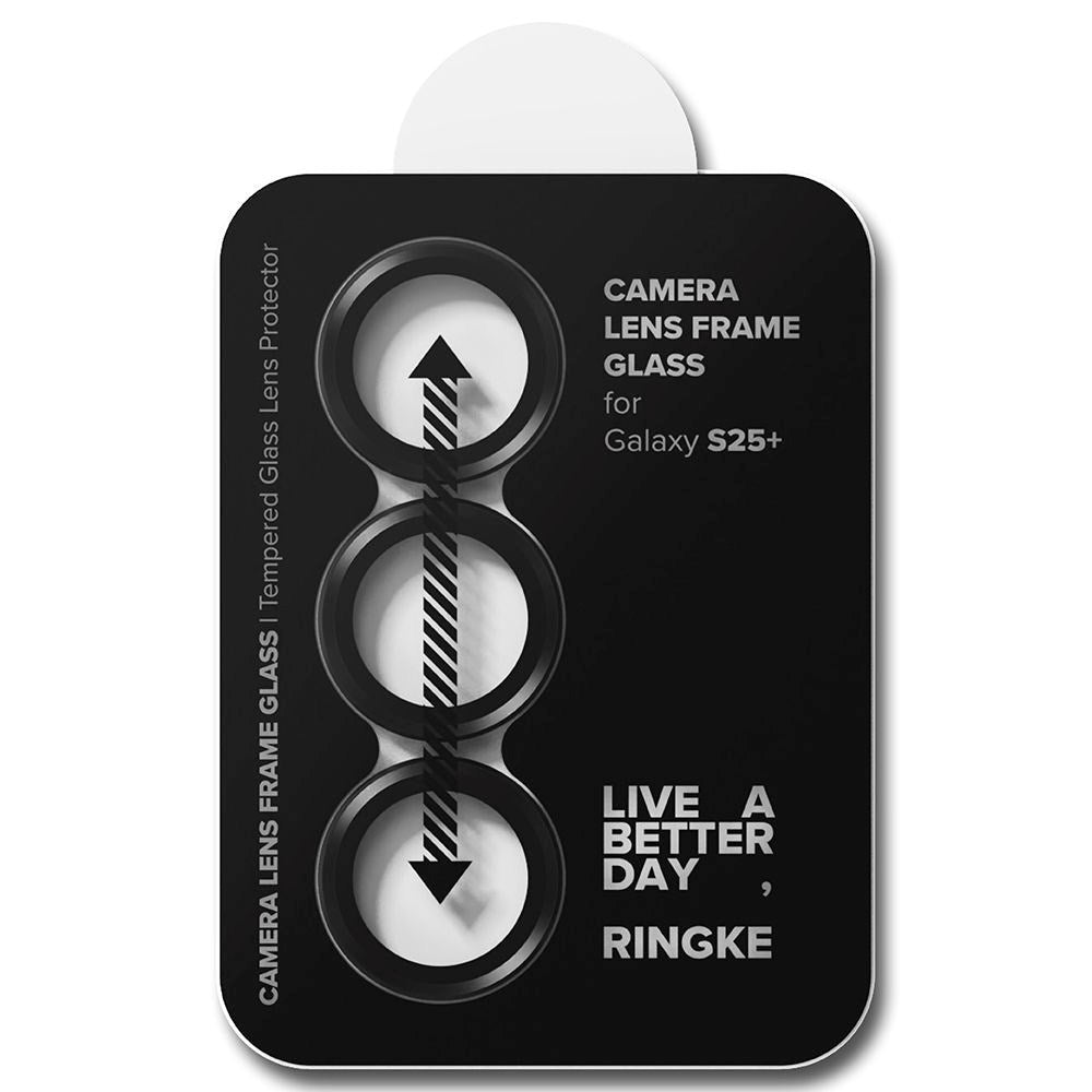 Samsung Galaxy S25+ (Plus) - Ringke Kameralinsebeskyttelsesglas - 2 stk - Sort