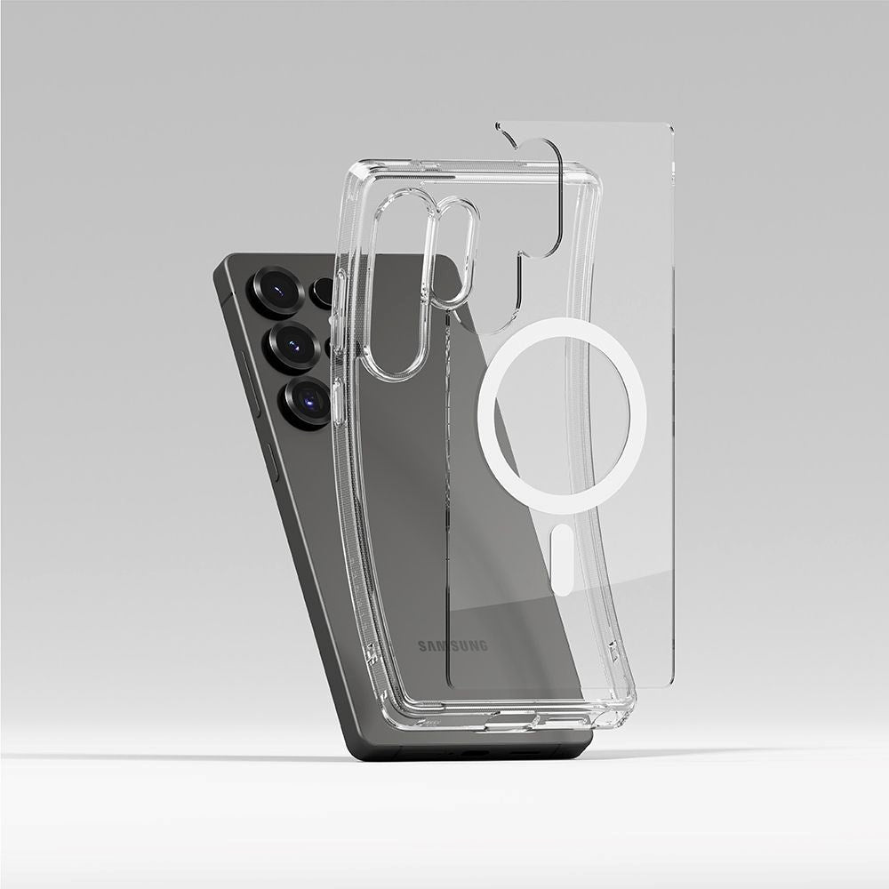 Samsung Galaxy S25 Ultra Ringke Fusion Magnetic Cover - MagSafe Kompatibel - Gennemsigtig