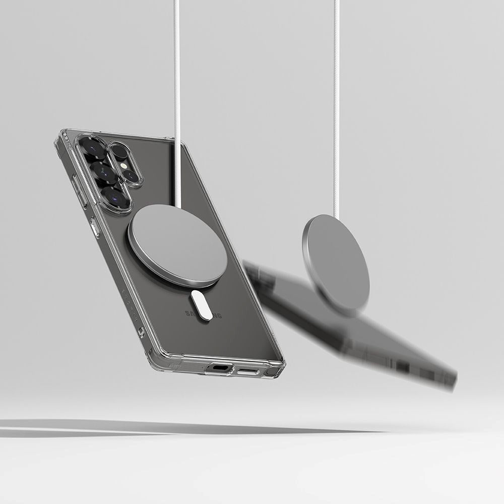 Samsung Galaxy S25 Ultra Ringke Fusion Magnetic Cover - MagSafe Kompatibel - Gennemsigtig