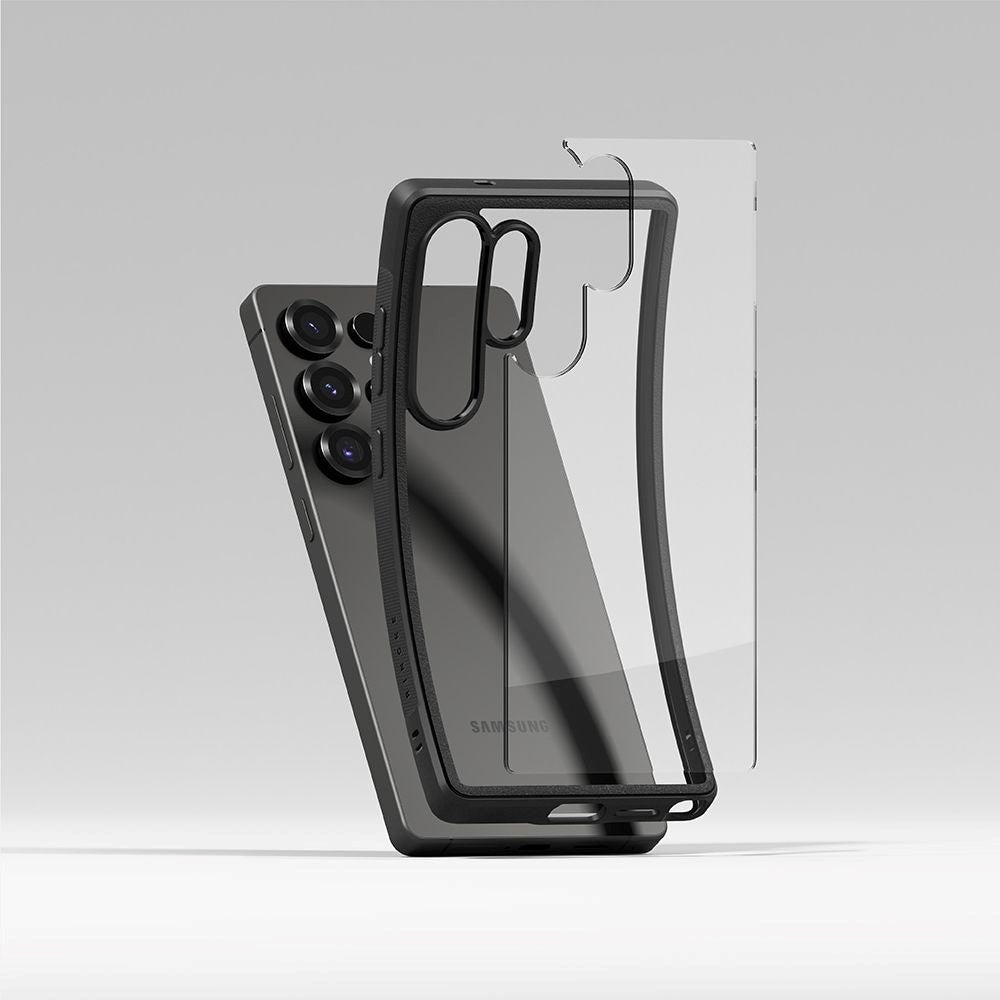 Samsung Galaxy S25 Ultra Ringke Fusion Bold Cover - Gennemsigtig / Sort